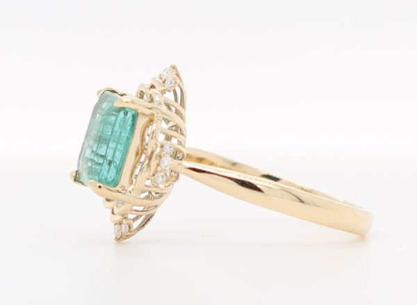 Lilian 2ct Emerald Gold Ring