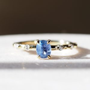Evelyn Blue Round Sapphire