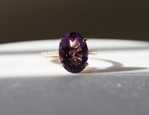 Ophelia 5.75ct Amethyst Gold Ring
