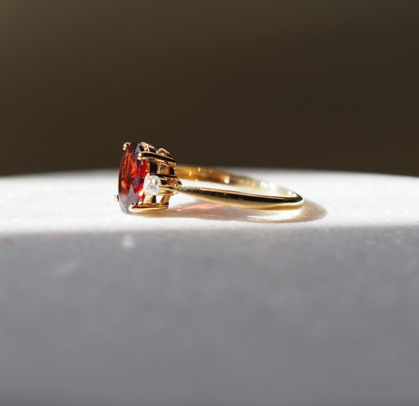 Regina 2.25ct Garnet Gold ring